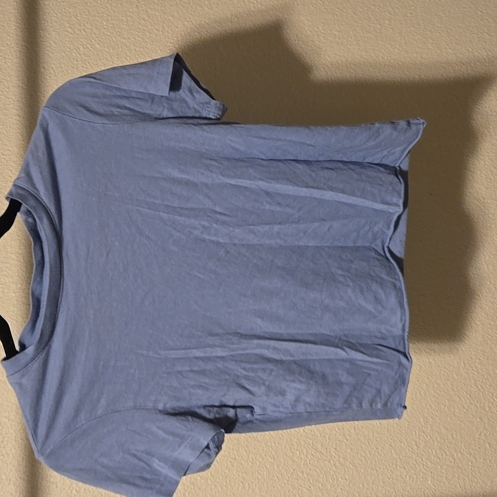 a new day Light Blue Cropped Tee